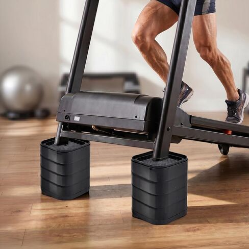 8 Pack Stackable Treadmill Incline Risers Adjustable 1/2/3/4 Inch Height | Anti-Slip Custom Height Walking Pad Incline Risers for DIY Personalized Running Workout, Accessory for Household Home Gym in Saudi Arabia