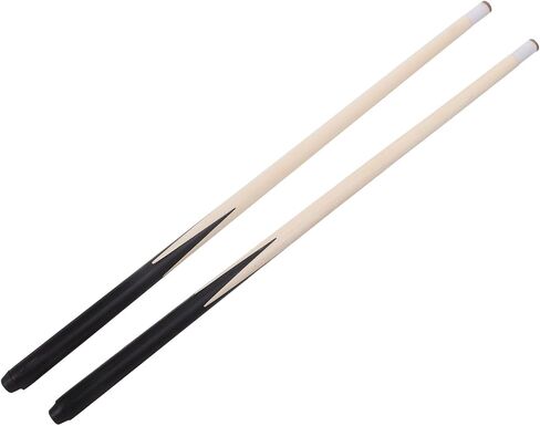 Sewroro 2pcs Mini Pool Cue Sticks for Kids, Short Billiard Cue Wood Sticks for Practice and Tight Spaces in Kuwait
