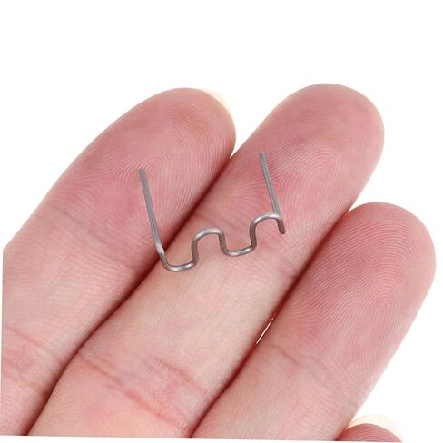 Cabilock 100pcs Hot Staples for Automotive Plastic Repair Wave Shaped Bumper Welding Rods Complete Plastic Welding Kit for All Car Models Durable Efficient Repair in Kuwait