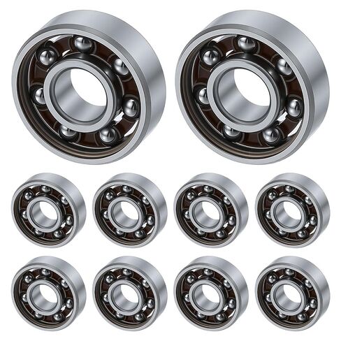 10 PCS 608 Stainless Steel Ball Bearings, High Precision, 8mm x 22mm x 7mm, Smooth Rotation for Fidget Spinners, Skateboards, 3D Printers, RC Cars in Kuwait