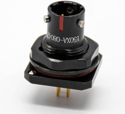 Y50X 4Pin 08 شل كابل توصيل لحام لوحة مقابس جبل/PCB قبل لوحة القفل ذكر بعقب مشترك موصل سالب in Kuwait