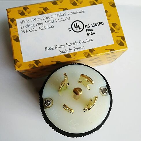 WJ-852222-20 4P5W20A277/480V قابس المولد الصناعي in Kuwait