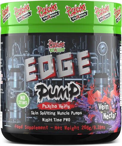 EDGE PUMP – All-Star Nitric Oxide Pump Formula | Max-Dose NO Boosters for Extreme Muscle Pumps | Stimulant-Free (Vein Nectar) in Saudi Arabia