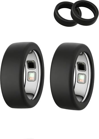 (4 Pack) for OURA Ring5 Silicone Ring Protector,BOVUGAC Ultra-Thin Elastic Smart Ring Sleeve,Waterproof Anti-Drop, Compatible with OURA Ring 5,All Round Protection.(Size:6~9) in Saudi Arabia