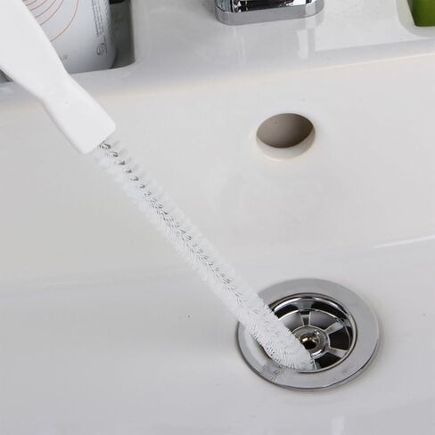 Flexible Drain Cleaning Brush, Pipe Clog Remover Tool for Kitchen Sink, Bathroom, and Tub, Hair Unclogging Cleaner in Saudi Arabia