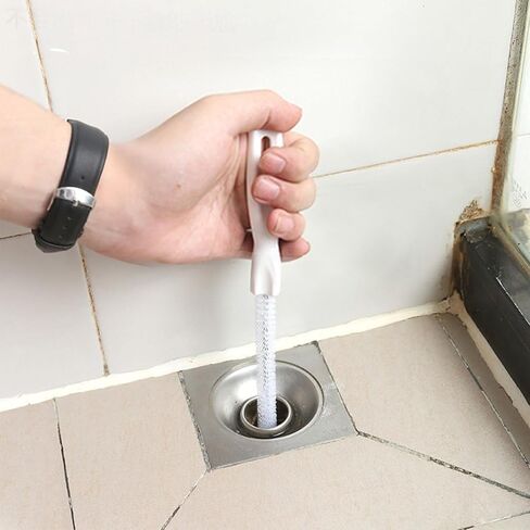 Flexible Drain Cleaning Brush, Pipe Clog Remover Tool for Kitchen Sink, Bathroom, and Tub, Hair Unclogging Cleaner in Saudi Arabia