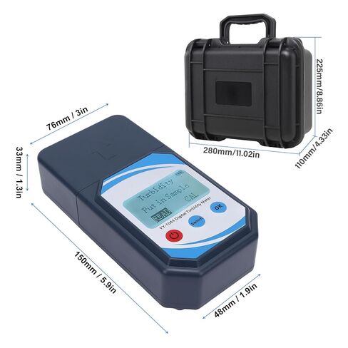 Lab Turbidity Meter, Portable Digital Water Turbidimeter, Handheld Water Quality Tester Turbidity Detector for Lab Treatment Plant Wine Industry in Saudi Arabia
