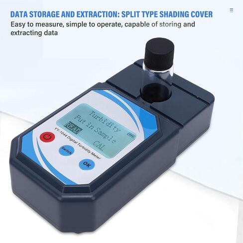 Lab Turbidity Meter, Portable Digital Water Turbidimeter, Handheld Water Quality Tester Turbidity Detector for Lab Treatment Plant Wine Industry in Saudi Arabia