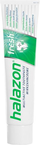 Halazon Fresh Toothpaste 75 ml (2.53 fl oz) – Long-Lasting Fresh Breath Toothpaste – Antibacterial Oral Care with Menthol – Daily Protection – German Oral Care Brand in Saudi Arabia