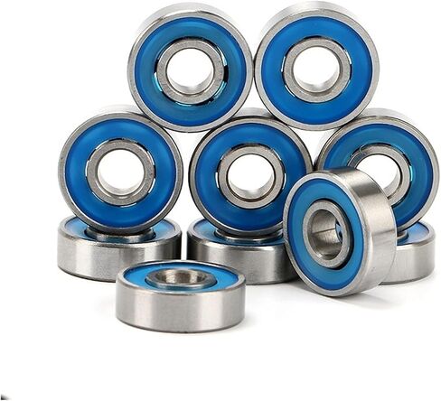 محامل 7 حبات سيراميك سكيت تحمل 608 لوح التزلج عجلات طويلة زلاجات دوارة مضمنة سكوتر حيلة in Kuwait