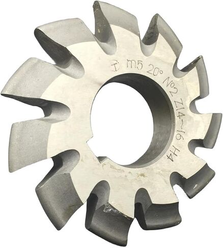 HSS Gear Mill Cutters CNC Gear Milling Cuttering High Speed Steel Spur Disc 20 Degrees Pressure Angle for Modules 1 1.5 2 2.5 3 4 5 6 8 10(BSPT 1 1/2,M3x12) in Kuwait