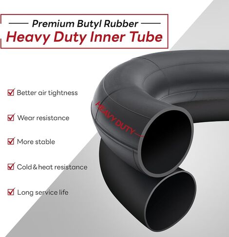 24x1.50/1.90 Heavy Duty Bike Tube, 24x1.50/1.75/1.90 AV32mm Replacement Bicycle Tube(Single), Reliable 24 x 1.50-1.90 Bike Inner Tube Schrader Valve for City/Road/Mountain Cycling Scenarios in Kuwait
