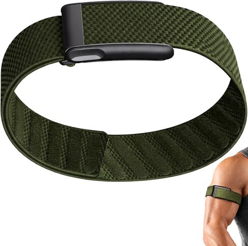 Adjustable Nylon Bicep Band compatible with WHOOP 5.0, One, Peak and Life, Breathable Elastic Replacement Strap for Fitness Training in Saudi Arabia