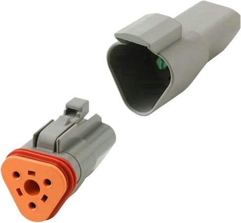 موصل DT06-2S/DT04-2P 2P 3P 4P 6P 8P 12P لمحركات السيارات، مع دبابيس 22-16AWG(DT-8pin) in Kuwait