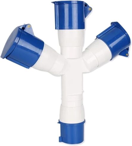 2-way 3-way industrial plug and socket connector Y-type 1 to 3 3/4/5 core 16A/32A(Y1014) in Kuwait