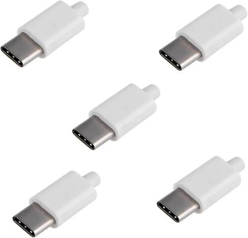 10-pack Type C USB 3.1 3A male USB connector jack(White connector 5) in Kuwait