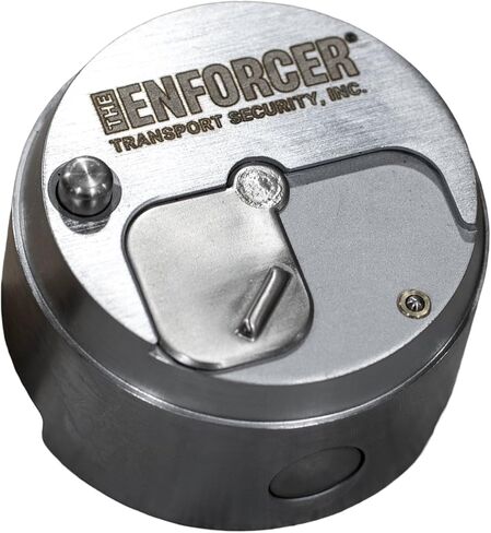 قفل عفريت مركب من ENFORCER ABLOY SR400 - قفل تكبل مخفي بدون مفتاح، 4 أقراص قابلة لإعادة الضبط، جسم فولاذي صلب، 2-7/8 بوصة - شديد التحمل لحاويات الشحن والمقطورات والتخزين وصناديق مواقع العمل in Kuwait