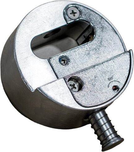 قفل عفريت مركب من ENFORCER ABLOY SR400 - قفل تكبل مخفي بدون مفتاح، 4 أقراص قابلة لإعادة الضبط، جسم فولاذي صلب، 2-7/8 بوصة - شديد التحمل لحاويات الشحن والمقطورات والتخزين وصناديق مواقع العمل in Kuwait