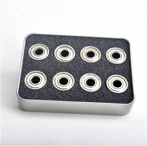 Bearings 16Pcs Pro 608RS Roller Skate Scooter Snowboard Inline ABEC-9 Skateboard Carbon Steel Mute Speed Bearing(Silver 16pcs) in Kuwait