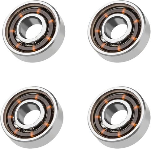 Bearings 8pcs Bearing Steel 608 Inline Roller Wheel 8x22x7mm Shaft for Fingertip Gyro in Kuwait