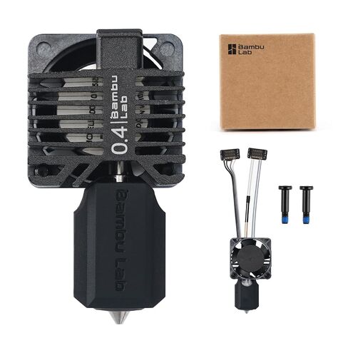 Bamboo Original X1 Carbon/X1/X1C 0.2mm Stainless Steel Hotend Complete Kit with Fan,Full Assembly Hot End Kit for Bambu Lab X1 Series 3D Printer in Kuwait