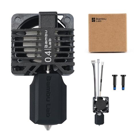 Bamboo Original X1 Carbon/X1/X1C 0.2mm Stainless Steel Hotend Complete Kit with Fan,Full Assembly Hot End Kit for Bambu Lab X1 Series 3D Printer in Kuwait