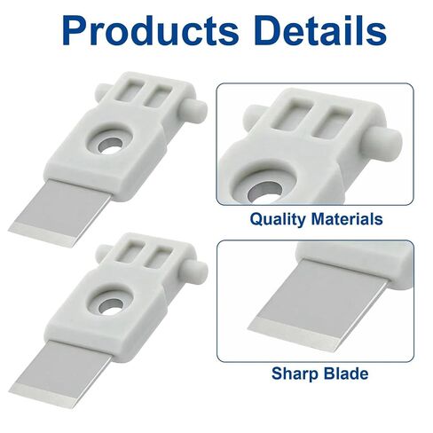 5 Pcs Replacement Filament Cutter Blade for Bambu Lab X1/P1/A1 Series 3D Printers Precision Metal Cutting Blades 3D Printer Nozzle Maintenance Parts Kit Prevent Filament Jams Compatible Accessories | filament cutter in Kuwait