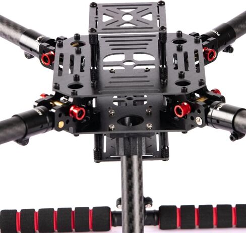 LX350 PRO 420mm Foldable Carbon Fiber Drone Frame Kit 16mm Arms Quadcopter Frame for FPV, Aerial Photography & Education, Lightweight DIY Build with Landing Gear in Kuwait