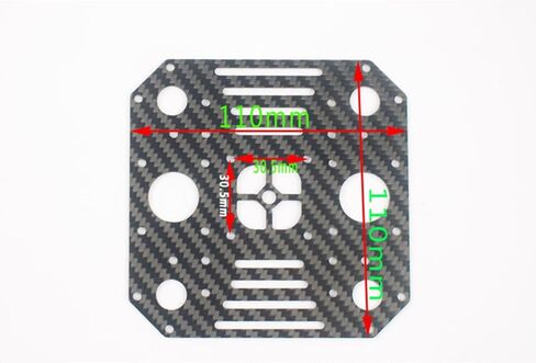 LX350 PRO 420mm Foldable Carbon Fiber Drone Frame Kit 16mm Arms Quadcopter Frame for FPV, Aerial Photography & Education, Lightweight DIY Build with Landing Gear in Kuwait