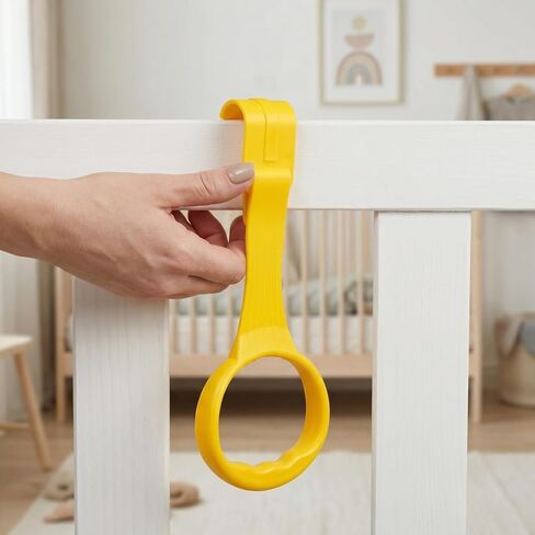 6 PCS Baby Pull Up Rings: Toddler Walking Exercise Stand Up Rings for Infant Kids - Playpen Crib Walking Training Tools Baby Accessories(Gentle Color) in Saudi Arabia