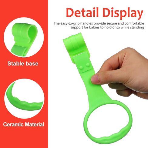 6 PCS Baby Pull Up Rings: Toddler Walking Exercise Stand Up Rings for Infant Kids - Playpen Crib Walking Training Tools Baby Accessories(Gentle Color) in Saudi Arabia
