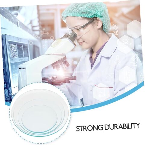 GANAZONO 4pcs Laboratory Watch Glass Beaker Cover Multifunctional Watch Glass High Durability Corrosion Resistance in Kuwait