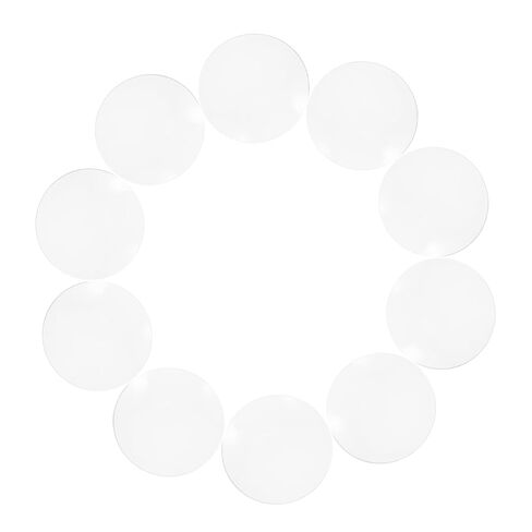 MAGICLULU 10pcs Watch Glass for Laboratory Experiments High Transparency for School Chemistry Glass Surface Dish for Science Enthusiasts and Testing Institutions in Kuwait