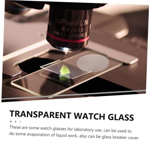 BESTOYARD 10pcs Laboratory Watch Glasses Thickened Cover for Chemical Experiments and Transparent Glassware for Teaching and Research Use in Kuwait