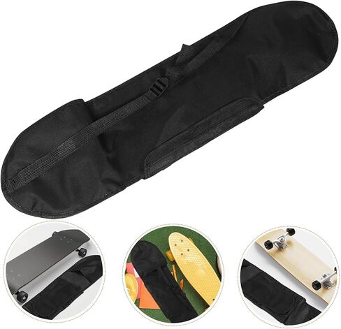 DOITOOL 80cm Shoulder Skateboard Bag with Breathable Mesh Back, Lightweight Outdoor Skateboard Sling Backpack for Travel and Sports Accessories in Kuwait