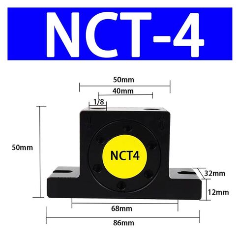 هزاز هوائي توربيني صغير NCT-1/2/3/4/5/10/108/126 مغذي اهتزازي للمستودعات الصناعية (أسود NCT 4) in Kuwait