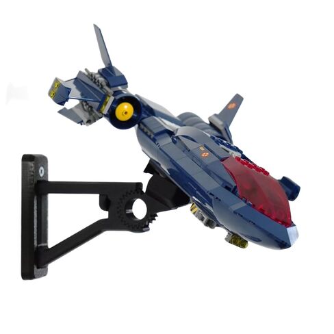 حامل حائط لجهاز Lego Marvel X-Men X-Jet 76281 - حامل عرض آمن وأنيق لهواة الجمع in Kuwait