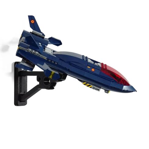 حامل حائط لجهاز Lego Marvel X-Men X-Jet 76281 - حامل عرض آمن وأنيق لهواة الجمع in Kuwait