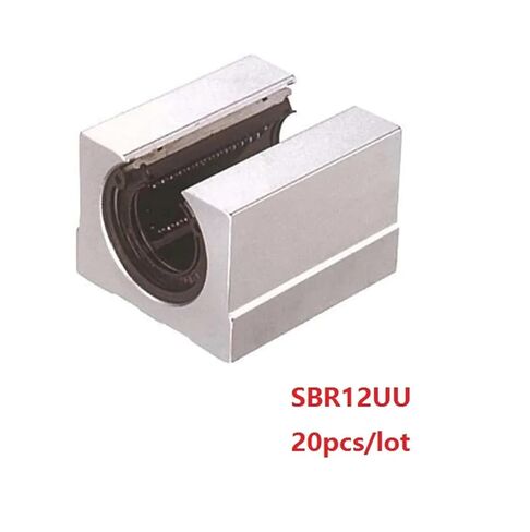 20pcs/lot SBR12UU Open Type Linear Ball Bearing Block for SBR12 12mm Guide Rail in Kuwait