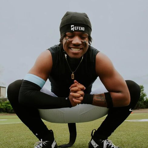 Football Skull Cap Padded, Helmet Liner with Crown Cushion, Comfort Fit, Breathable Lightweight Low Profile Beanie for Men Youth Black in Kuwait
