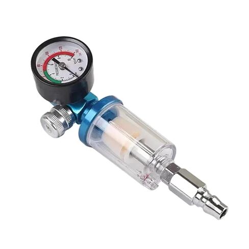 European Style 1/4'' Water Oil Separator Air Filter Moisture Trap for Compressor Spray Paint Tool Pressure Parts | AF w PF w SM w RG,1 Pcs in Kuwait