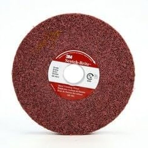 Scotch-Brite Metal Finishing CONVOLUTE Wheel, MF-WL, 4A Medium, 8 in X 1-1/2 in X 3 in in Kuwait