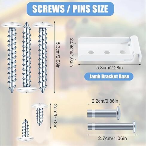 Door Closer Bracket,Repair Jamb for Screen Replacement Parts Kits in Kuwait