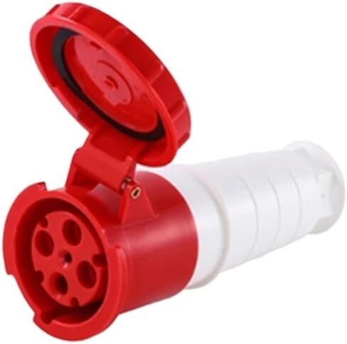63A Industrial Plug and Socket 3P/4P/5Pin Electrical Connector IP67 Wall Mounted Male&Female(4P 63A Coupler) in Kuwait