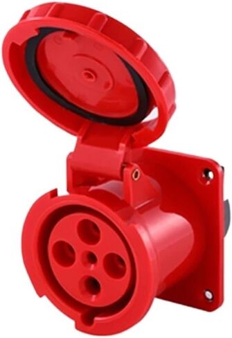 63A Industrial Plug and Socket 3P/4P/5Pin Electrical Connector IP67 Wall Mounted Male&Female(4P 63A Coupler) in Kuwait