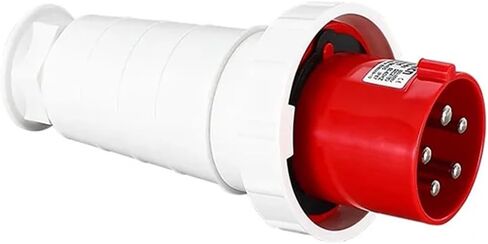 63A Industrial Plug and Socket 3P/4P/5Pin Electrical Connector IP67 Wall Mounted Male&Female(4P 63A Coupler) in Kuwait