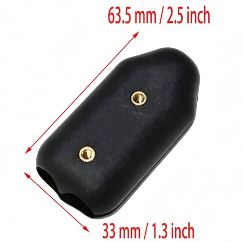 2 Pcs Black 1/2 Inch Plastic Chain Connector Plastic Reusable Rope Clamps Rope Connector Clips for 9-10 mm Nylon or Braided Ropes in Kuwait