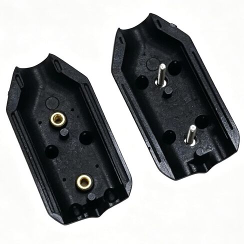 2 Pcs Black 1/2 Inch Plastic Chain Connector Plastic Reusable Rope Clamps Rope Connector Clips for 9-10 mm Nylon or Braided Ropes in Kuwait