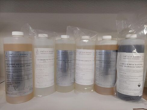 Sodium Laureth Sulfate I Sodium Lauryl Ether Sulfate - SLES 30% - UniClean America - Made in USA - Size: 16 fl oz in Kuwait