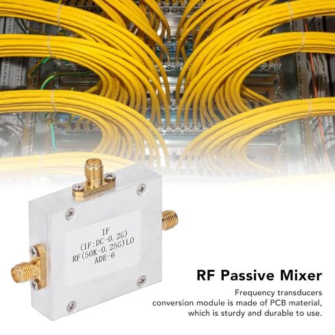 Passive Double Balanced Mixer,High Linearity Frequency Transducers Conversion Module Diode Double Balanced Mixer for RF Circuits Testing in Kuwait